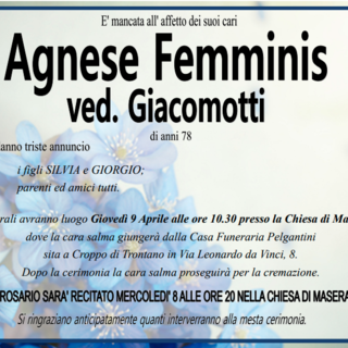 Agnese Femminis di anni 78