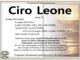 Ciro Leone si anni 52