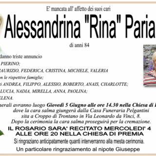 Alessandrina 'Rina' Parianotti anni 84