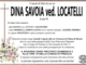 Dina Savoia ved. Locatelli 96 anni