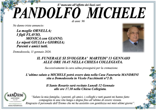 Pandolfo Michele di anni 96