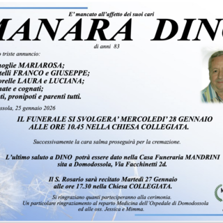 Manara Dino di anni 83