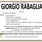 Giorgio Rabaglia di anni 70