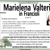 Marilena Valterio in Francioli di anni 78
