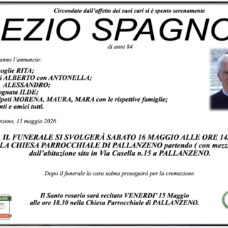 Ezio Spagnoli di anni 84