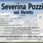 Saverina Pozzi ved. Marietta di anni 91 Saverina Pozzi ved. Marietta di anni 91