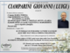 Ciamparini Giovanni &quot;Luigi&quot; di anni 84