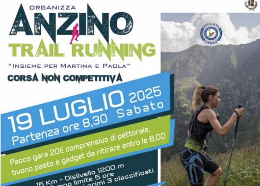 Anzino Trail Running: si corre per ricordare Martina e Paola