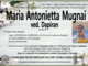Maria Antonietta Mugnai ved. Dapiran di anni 86