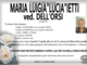 Maria Luigia 'Lucia' Ietti Ved. Dell'Orsi 93 anni