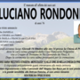Luciano Rondoni di anni 76
