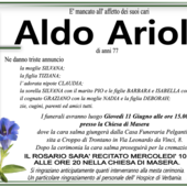 Aldo Ariola di anni 77 Aldo Ariola di anni 77