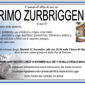 Primo Zurbriggen di anni 84