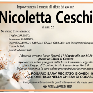 Nicoletta Ceschi di anni 52