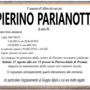 Pierino Parianotti di anni 86