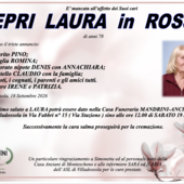 Lepri Laura in Rosso di anni 78 Lepri Laura in Rosso di anni 78
