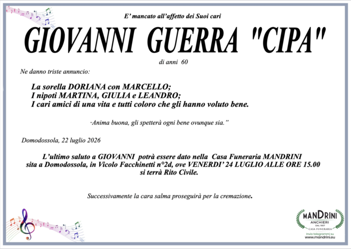Guerra Giovanni "Cipa"