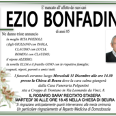 Ezio Bonfadini di anni 85