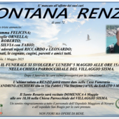 Fontana Renzo di anni 72
