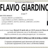 Flavio Giardino di anni 77