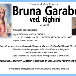 Bruna Garabelli ved. Righini di anni 80