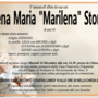 Elena Maria "Marilena" Storno di anni 85 Elena Maria "Marilena" Storno di anni 85