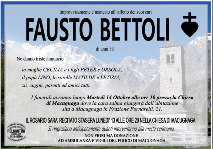 Fausto Bettoli 53 anni