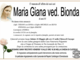 Maria Giana ved. Bionda