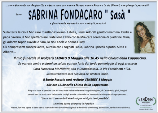 Sabrina Fondacaro "Sasà"