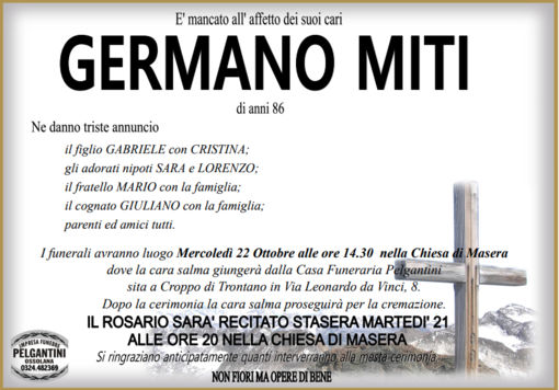 Germano Miti di anni 86