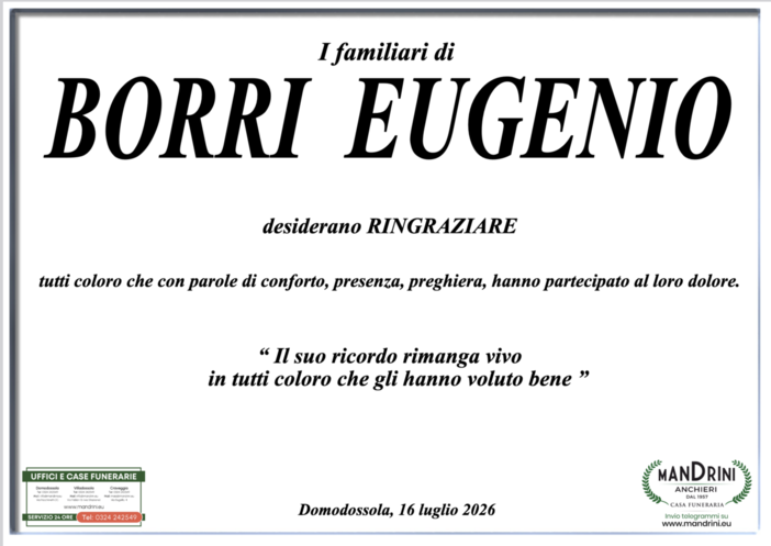 Ringraziamento