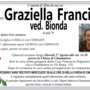 Graziella Francia ved. Bionda di anni 79