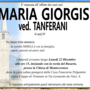 Maria Giorgis di anni 85
