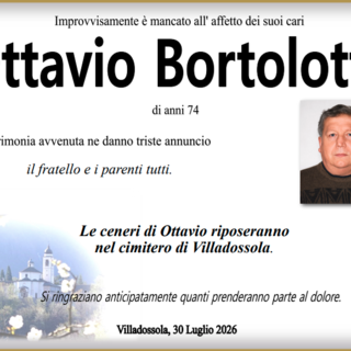 Ottavio Bortolotti di anni 74