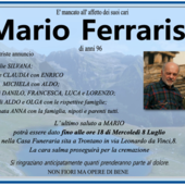 Mario Ferraris di anni 96