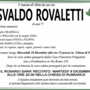 Osvaldo Rovaletti di anni 77 Osvaldo Rovaletti di anni 77