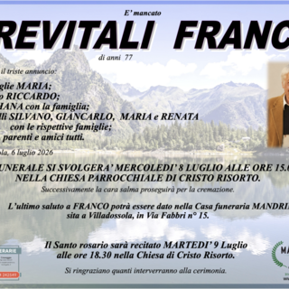 Previtali Franco di anni 77