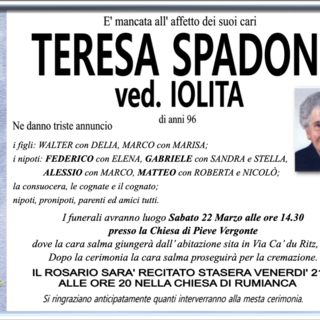 Teresa Spadone ved. Iolita