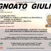 Gnoato Giulio di anni 80 Gnoato Giulio di anni 80