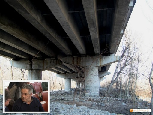 La superstrada dell'Ossola e nel riquadro Antonio Locatelli