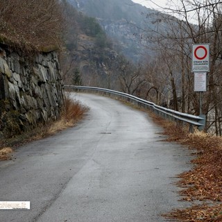 La strada, mai completata, che da Iselle sale a Trasquera