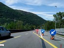 La superstrara a Villadossola dove da due anni la corsia nord è stata ristretta sino al Laghetto dei Sogni