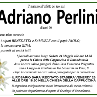 Adriano Perlini di anni 90