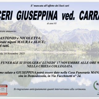 Arceri Giuseppina ved. Carrara