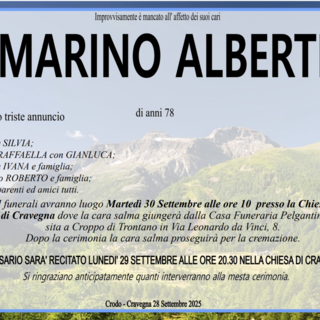 Marino Alberti di anni 78