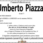 Umberto Piazza di anni 71 Umberto Piazza di anni 71