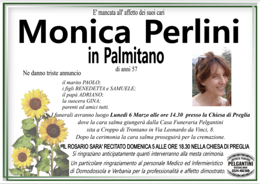 Monica Perlini in Palmitano di anni 57