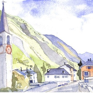 Acquarelli e cartoline storiche in mostra a Crodo