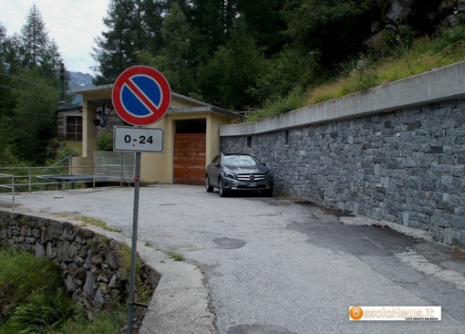 La stazione di partenza della teleferica che sale a Camposecco