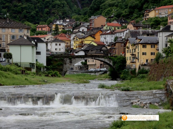 Il torrente Ovesca a Villadossola